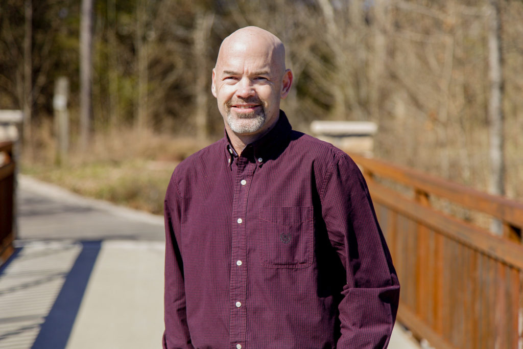 Promo picture of John Helton, "The Blind Fury."